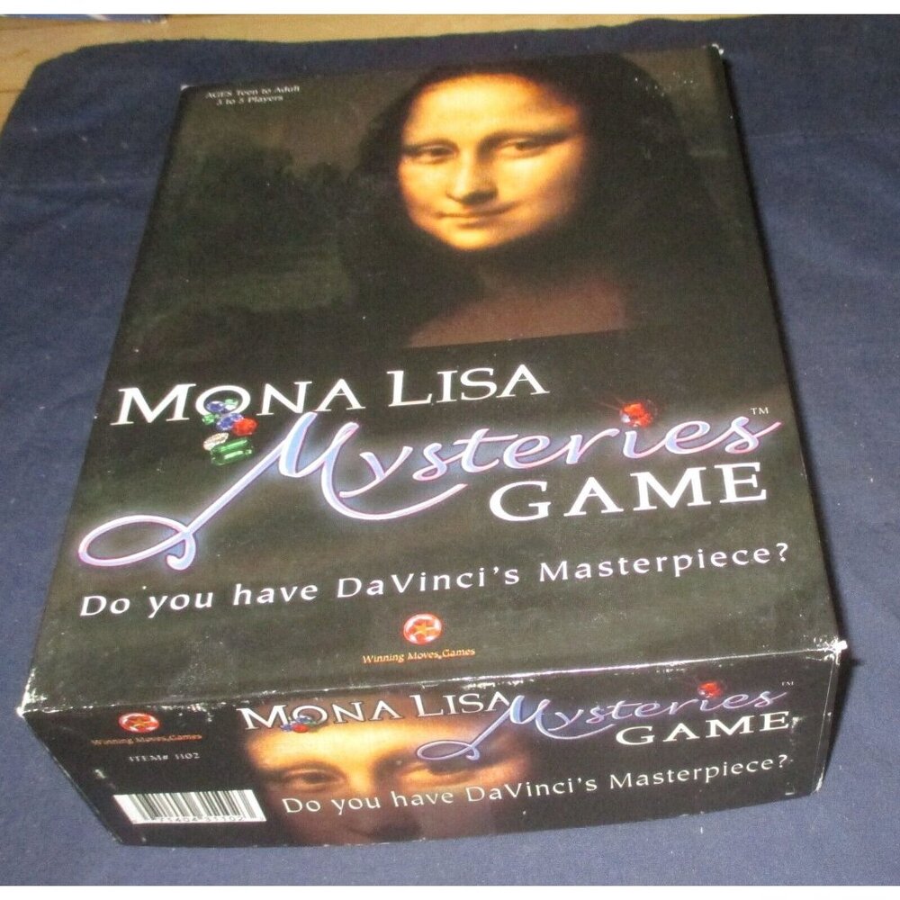 Mona Lisa Mysteries Game Board Game (2006) (complete)